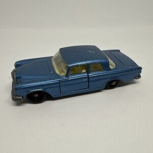 Vintage Lesney Matchbox Series Blue Mercedes 300 SE Diecast No. 46